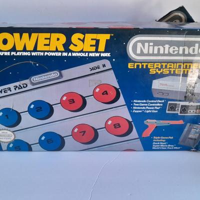 NES Nintendo Power Set Power Pad with Games, Gun, and Nintendo console