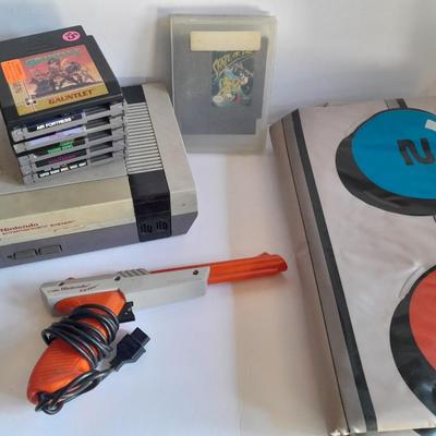 NES Nintendo Power Set Power Pad with Games, Gun, and Nintendo console