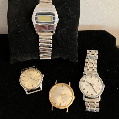 Vintage Timex Watch Lot with 4 watches