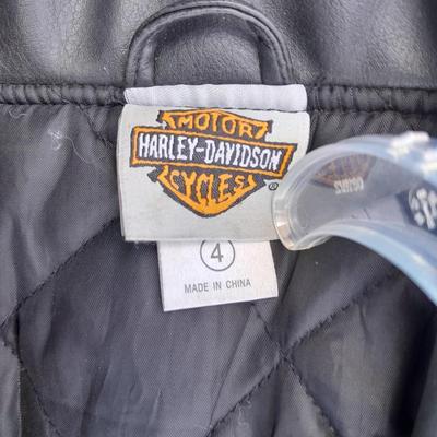 3T - 4T Boys Clothes Leather vest & Faux Harley Davidson Leather Jacket