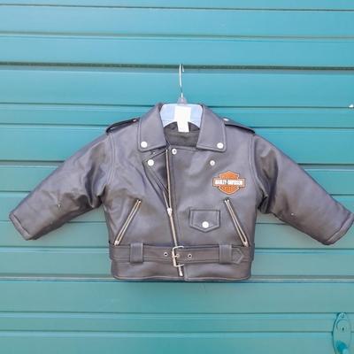 3T - 4T Boys Clothes Leather vest & Faux Harley Davidson Leather Jacket
