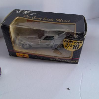 Die cast Metal cars, Hot wheels Micro machine keychain and three micro machine cars