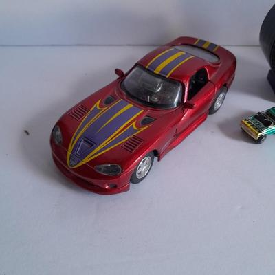 Die cast Metal cars, Hot wheels Micro machine keychain and three micro machine cars