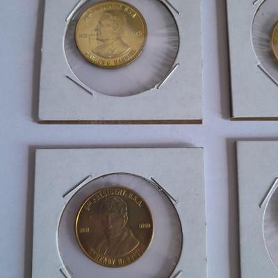 All about the United States Presidents, Books, framed picture, and Presidential Coins!