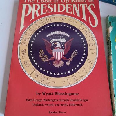 All about the United States Presidents, Books, framed picture, and Presidential Coins!