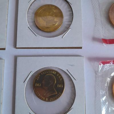 All about the United States Presidents, Books, framed picture, and Presidential Coins!