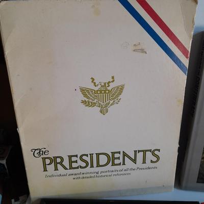 All about the United States Presidents, Books, framed picture, and Presidential Coins!