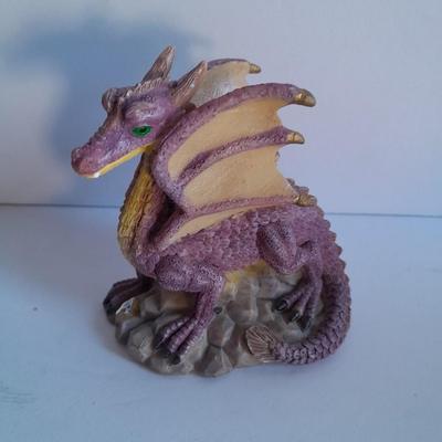 Dragons - Dragonfury hand painted Limited edition No. CP21219 and another Dragon Figure