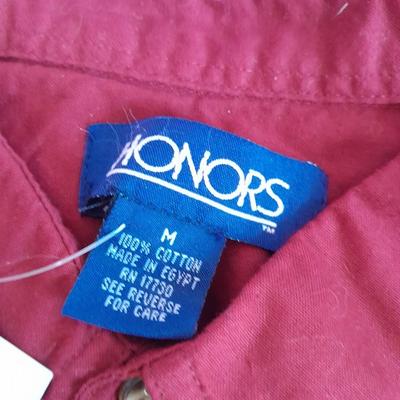 Brand new with tags Men's Golden Denim size 42 with two new Honors Medium sized shirts