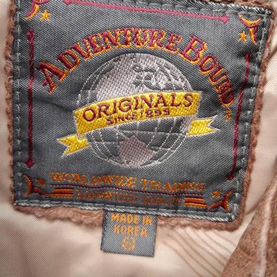 Leather Adventure Bomber Originals Jacket Size Small with Thinsulate liner