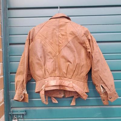 Leather Adventure Bomber Originals Jacket Size Small with Thinsulate liner