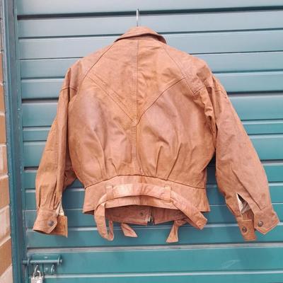 Leather Adventure Bomber Originals Jacket Size Small with Thinsulate liner