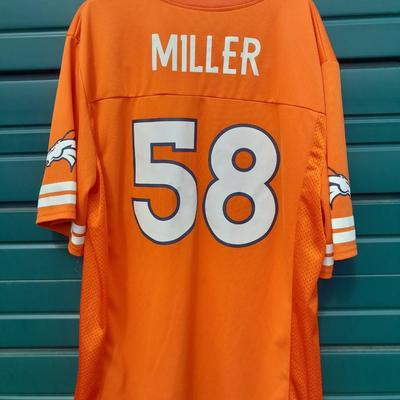 Denver Bronco's NFL Team Apparel Size XL # 58 Miller Jersey