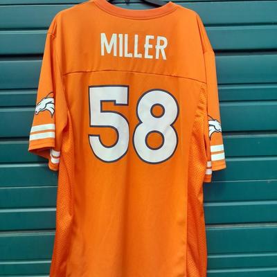 Denver Bronco's NFL Team Apparel Size XL # 58 Miller Jersey