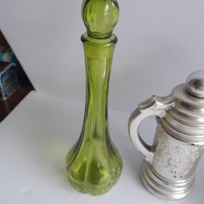 Avon collectible bottles, Item's you would find on a vanity. Mirror, vase, flower and more