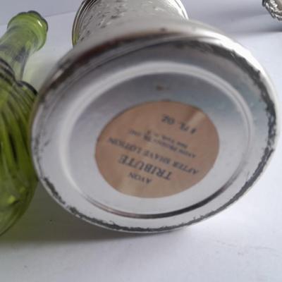 Avon collectible bottles, Item's you would find on a vanity. Mirror, vase, flower and more