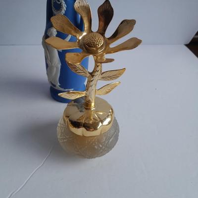 Avon collectible bottles, Item's you would find on a vanity. Mirror, vase, flower and more