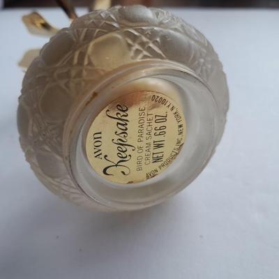 Avon collectible bottles, Item's you would find on a vanity. Mirror, vase, flower and more