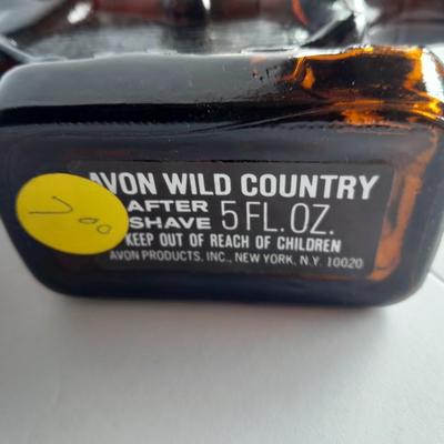 Western Avon collectible bottles Fish, Cowboy, Lantern, Hunting dog and duck