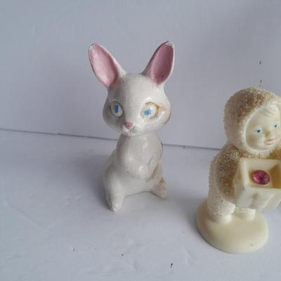 Willow tree angel, Snow Babies figures, Arden Polar bear and other small collectible decorative figures