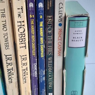 Vintage books, J.R. Tolkien, Baum, Mary Poppins, OZ, Hardy Boys  and more