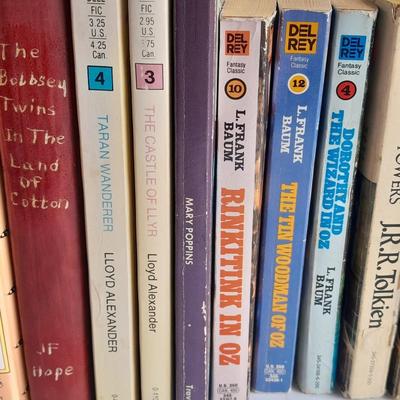 Vintage books, J.R. Tolkien, Baum, Mary Poppins, OZ, Hardy Boys  and more