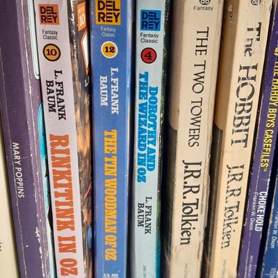 Vintage books, J.R. Tolkien, Baum, Mary Poppins, OZ, Hardy Boys  and more