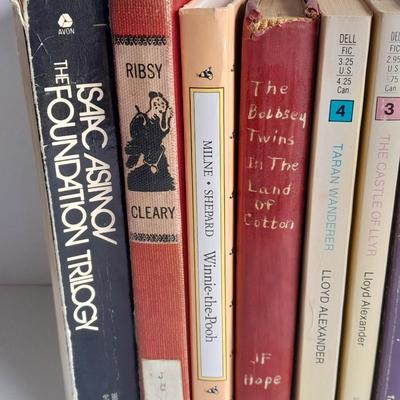 Vintage books, J.R. Tolkien, Baum, Mary Poppins, OZ, Hardy Boys  and more