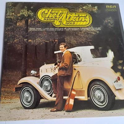 Collection of 12" LP Vinyl Record Albums Frizell & West, Starlite Ramblers, Chet Adkins, and The Blackwood
