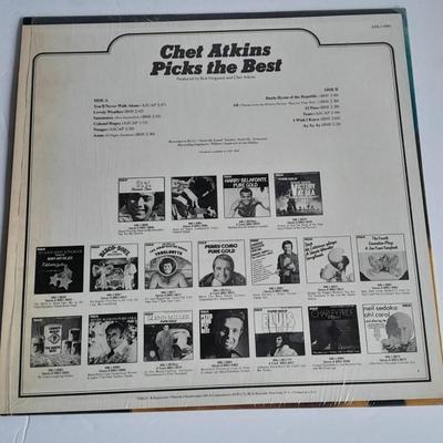 Collection of 12" LP Vinyl Record Albums Frizell & West, Starlite Ramblers, Chet Adkins, and The Blackwood