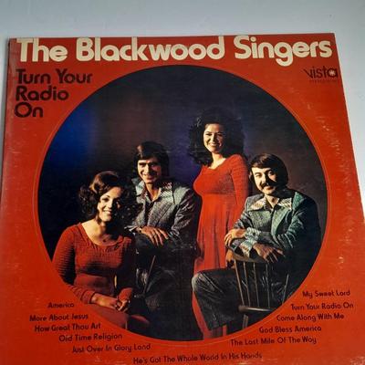 Collection of 12" LP Vinyl Record Albums Frizell & West, Starlite Ramblers, Chet Adkins, and The Blackwood