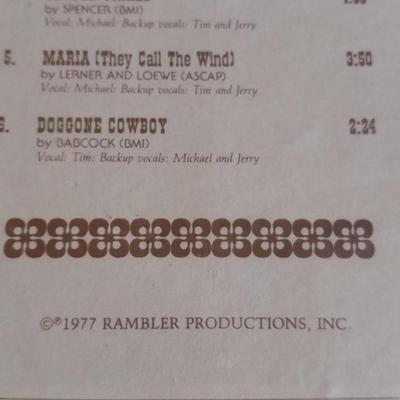 Collection of 12" LP Vinyl Record Albums Frizell & West, Starlite Ramblers, Chet Adkins, and The Blackwood