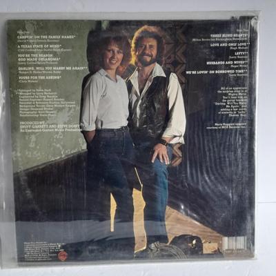 Collection of 12" LP Vinyl Record Albums Frizell & West, Starlite Ramblers, Chet Adkins, and The Blackwood