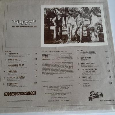 Collection of 12" LP Vinyl Record Albums Frizell & West, Starlite Ramblers, Chet Adkins, and The Blackwood
