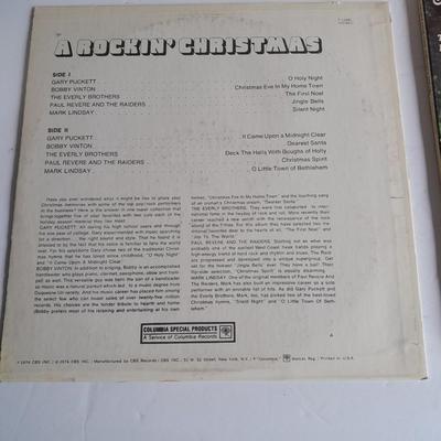 Christmas with Chet Adkins, The Letterman, Rockin' Christmas and Earnie Ford 12" LP Vinyl Record Christmas Albums