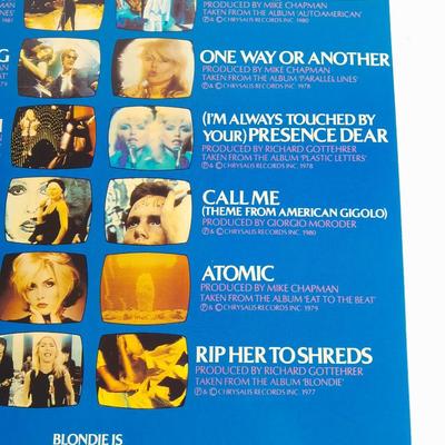 The Best of Blondie 12" LP Vinyl Record Album In great condition!