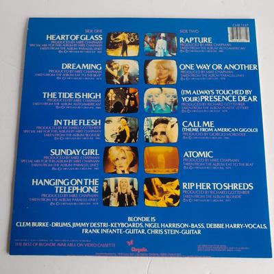 The Best of Blondie 12" LP Vinyl Record Album In great condition!