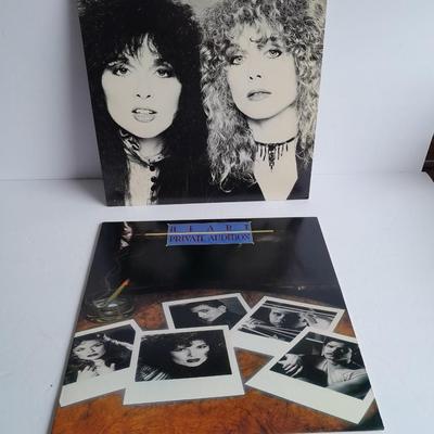 Two Heart 12" LP Vinyl Record Albums In great condition! Private Addition and Bebe Le Strange