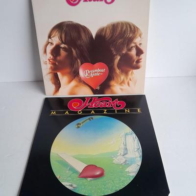 Two Heart 12" LP Vinyl Record Albums In great condition! Dreamboat Annie and Magazine