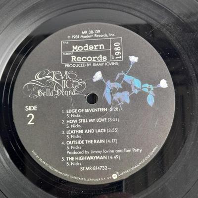Fleetwood Mac Mirage and Stevie Nicks Bella Donna 12" LP Vinyl Record Albums In great condition!