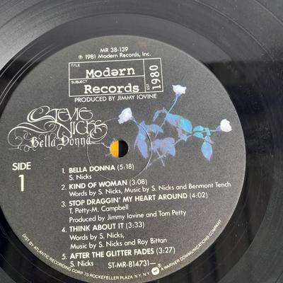 Fleetwood Mac Mirage and Stevie Nicks Bella Donna 12" LP Vinyl Record Albums In great condition!
