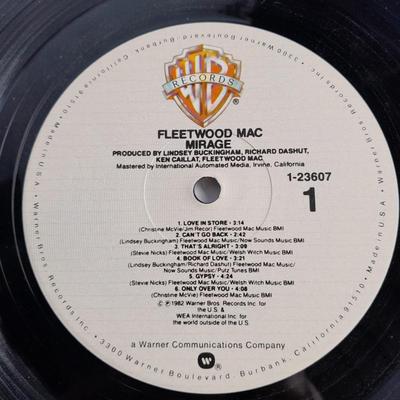 Fleetwood Mac Mirage and Stevie Nicks Bella Donna 12" LP Vinyl Record Albums In great condition!