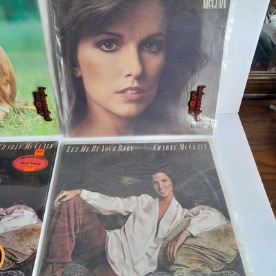 Four Charly McCain 12" LP Vinyl Record Albums In great condition!