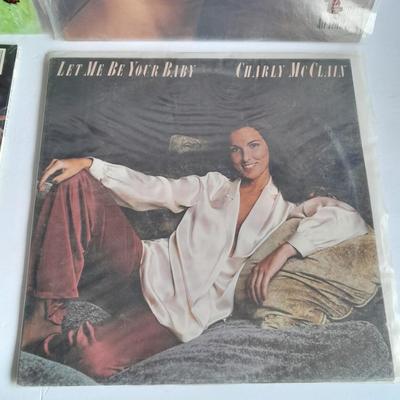 Four Charly McCain 12" LP Vinyl Record Albums In great condition!