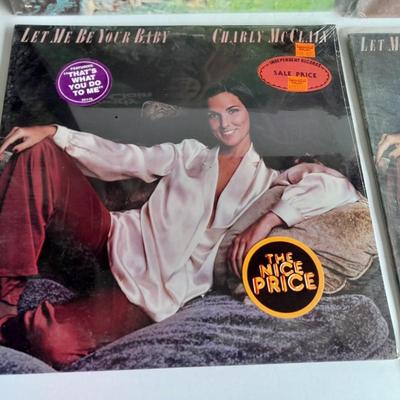 Four Charly McCain 12" LP Vinyl Record Albums In great condition!