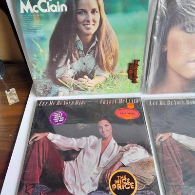 Four Charly McCain 12" LP Vinyl Record Albums In great condition!