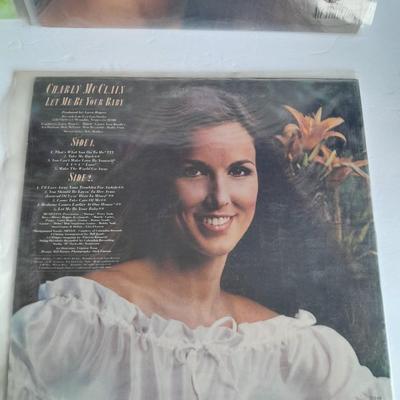 Four Charly McCain 12" LP Vinyl Record Albums In great condition!