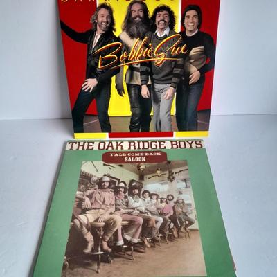 Oakridge Boy's 12" LP Vinyl Record Albums In great condition! Bobbie Sue and Y'all come back Saloon