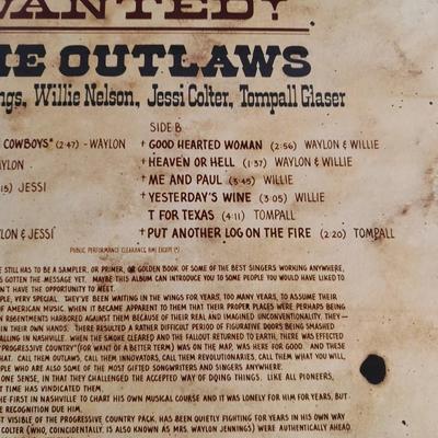 Willie Neson & Ray Price, The Outlaw's 12" LP Vinyl Record Albums In great condition!