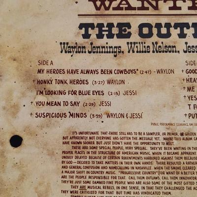 Willie Neson & Ray Price, The Outlaw's 12" LP Vinyl Record Albums In great condition!